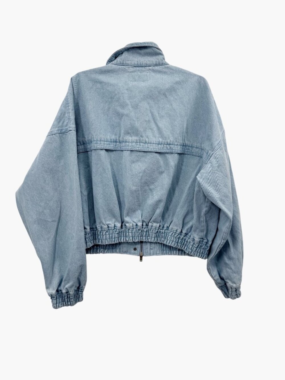 NEW KBB by KAHLANA Women's 'The Denim Bomber Jacket' - Medium Wash - Medium - Picture 4 of 11